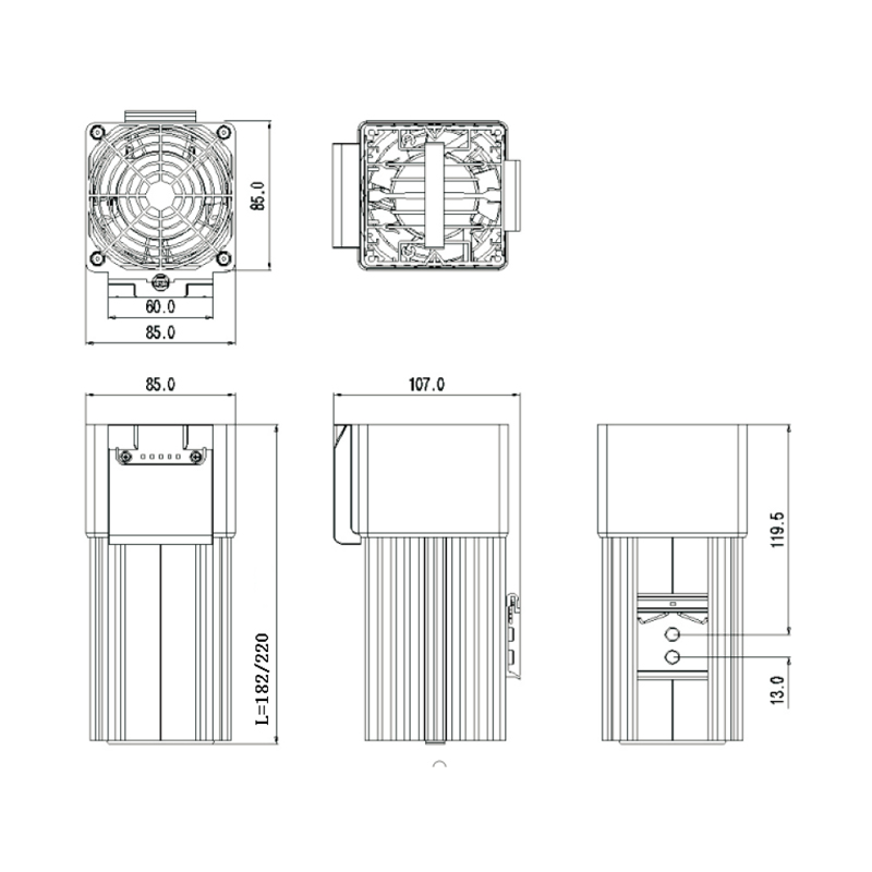 緊湊型風扇加熱器RHGL 046