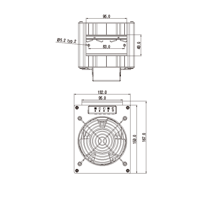 緊湊型風(fēng)扇加熱器RH 800-1500系列