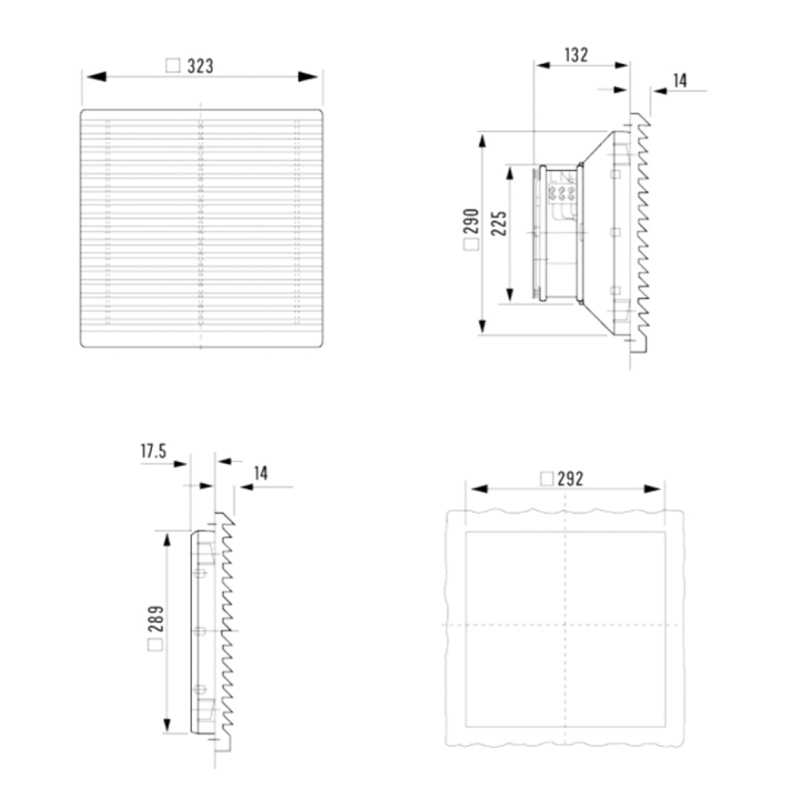 RF01820怎么系列風扇過濾器